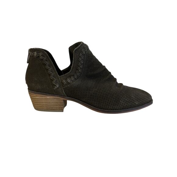 Vince Camuto Women’s Suede Brown Palmina Bootie Size 10W - Picture 1 of 8